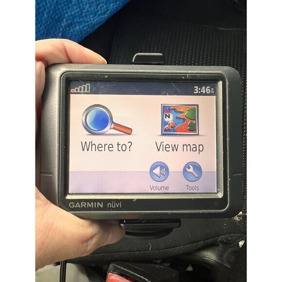Garmin Nuvi‎ 205 GPS Bundle Suction Cup Holder /Car Charging Adapter Tested READ - Picture 1 of 9